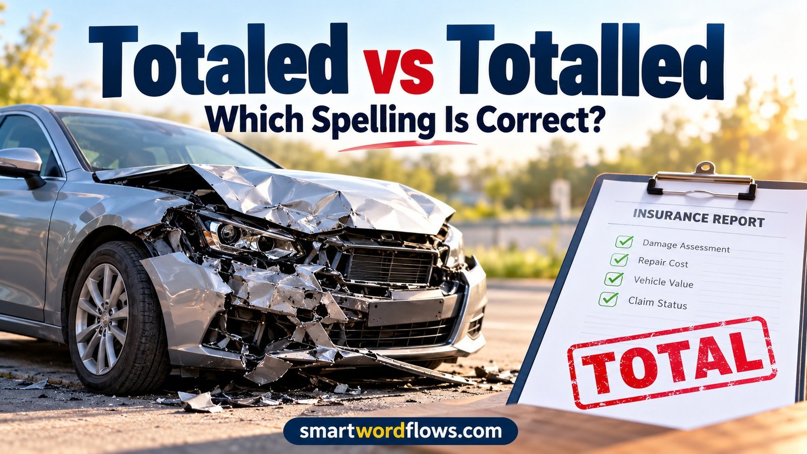 Totaled vs Totalled: Which Spelling Is Correct?